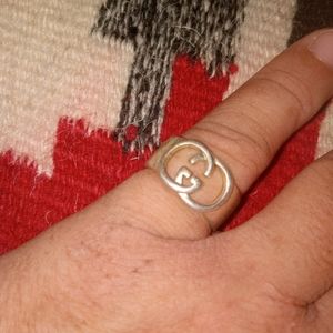 Sterling silver gg ring!